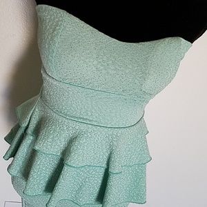 Windsor sea foam sparkle dress